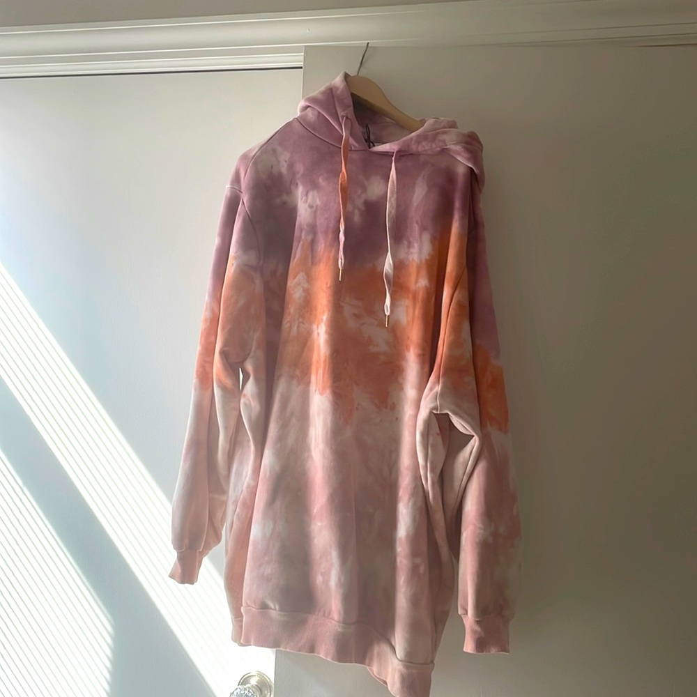 RAGDOLL SUPER OVERSIZED HOODIE- beautiful soft pastels tye dye colors.